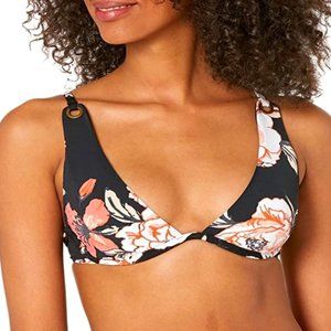 Roxy Beach Classics Underwire Bra Bikini Swim Top